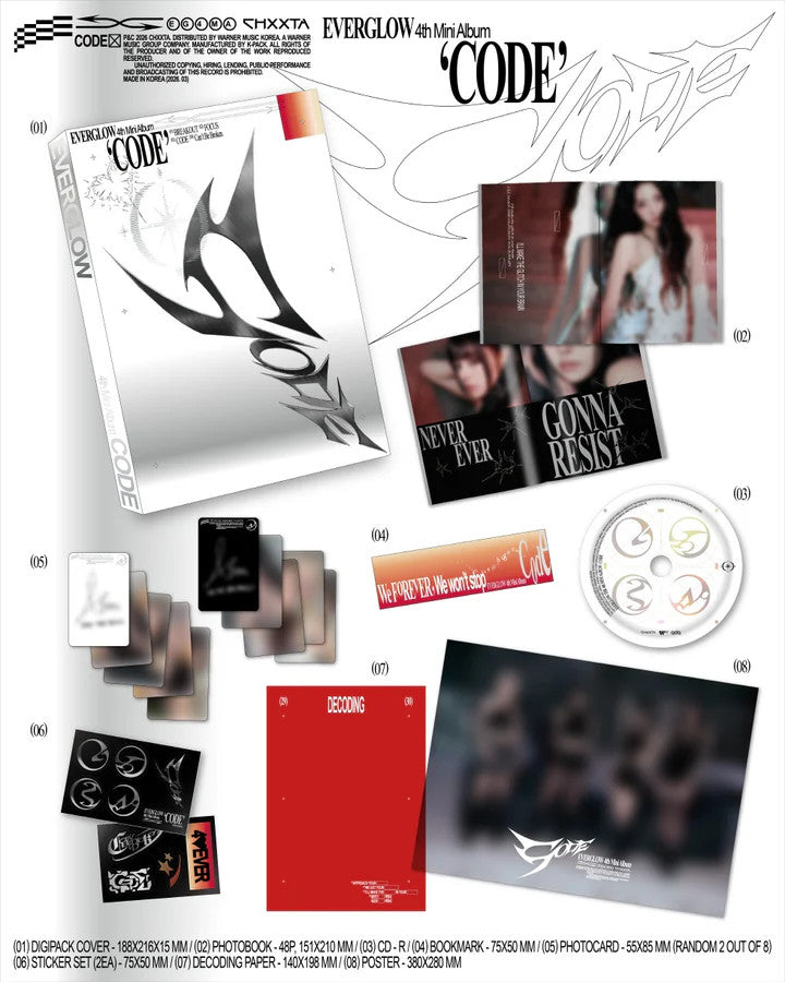 EVERGLOW - [CODE] 4th Mini Album