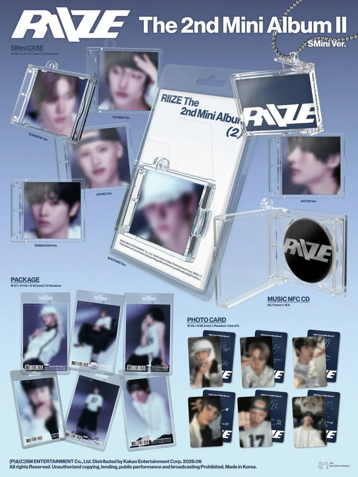RIIZE - [II] 2nd Mini Album SMini Version