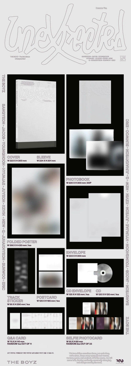 THE BOYZ - [UNEXPECTED] 3rd Album RANDOM Version