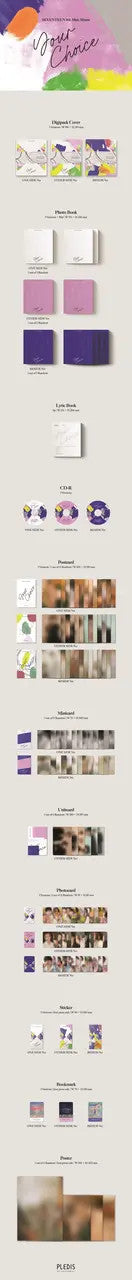 SEVENTEEN - [YOUR CHOICE] 8TH Mini Album RANDOM Version