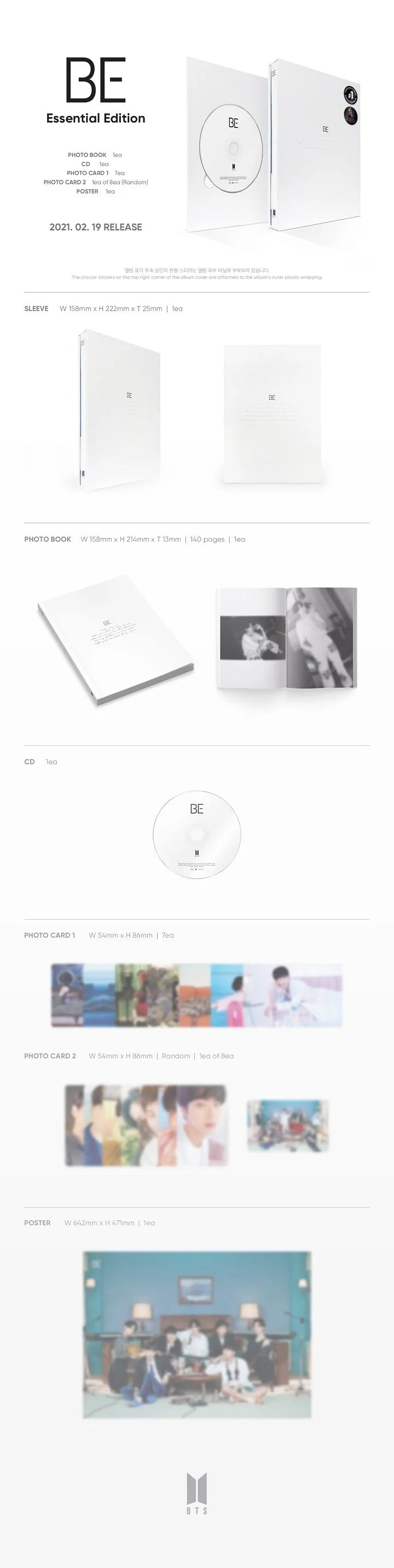 BTS - [BE] Essential Edition