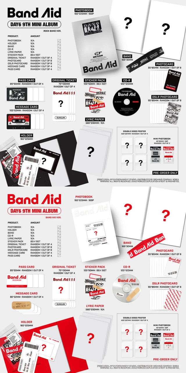 DAY6 - [BAND AID] 9th Mini Album