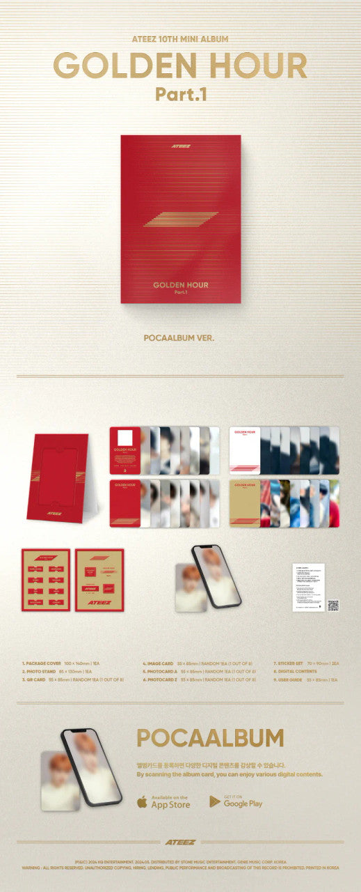 ATEEZ - [GOLDEN HOUR: PT. 1] (POCAALBUM Version)