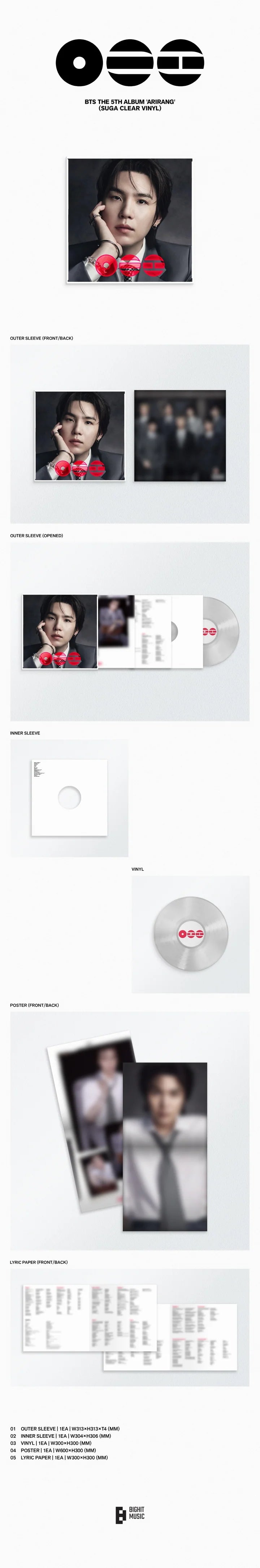 BTS - [ARIRANG] 5th Album STANDARD VINYL Version