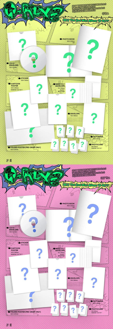 NEXZ - [O-RLY?] 2nd Mini Album RANDOM Version