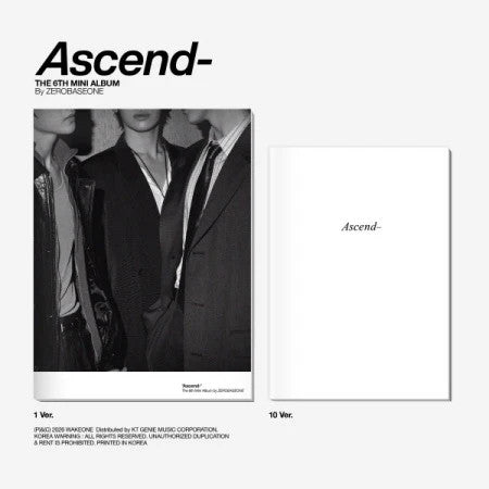 PRE-ORDER) ZEROBASEONE - [ASCEND-] 6th Mini Album – The KPOP Empire