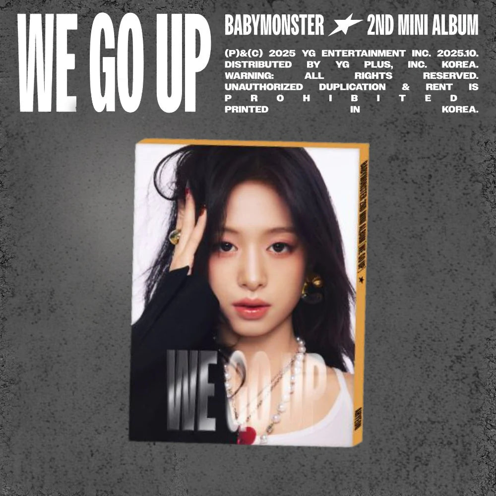 BABYMONSTER - [WE GO UP] 2ND MINI ALBUM PATTERN Version