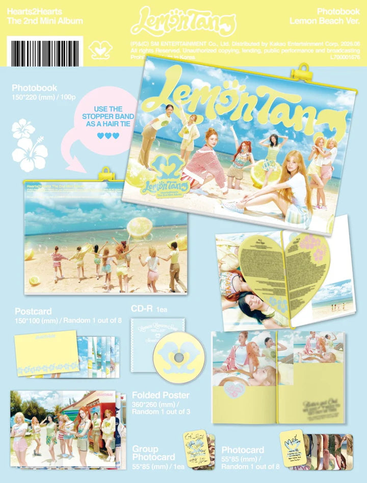 HEARTS2HEARTS - [LEMON TANG] 2nd Mini Album PHOTOBOOK Version
