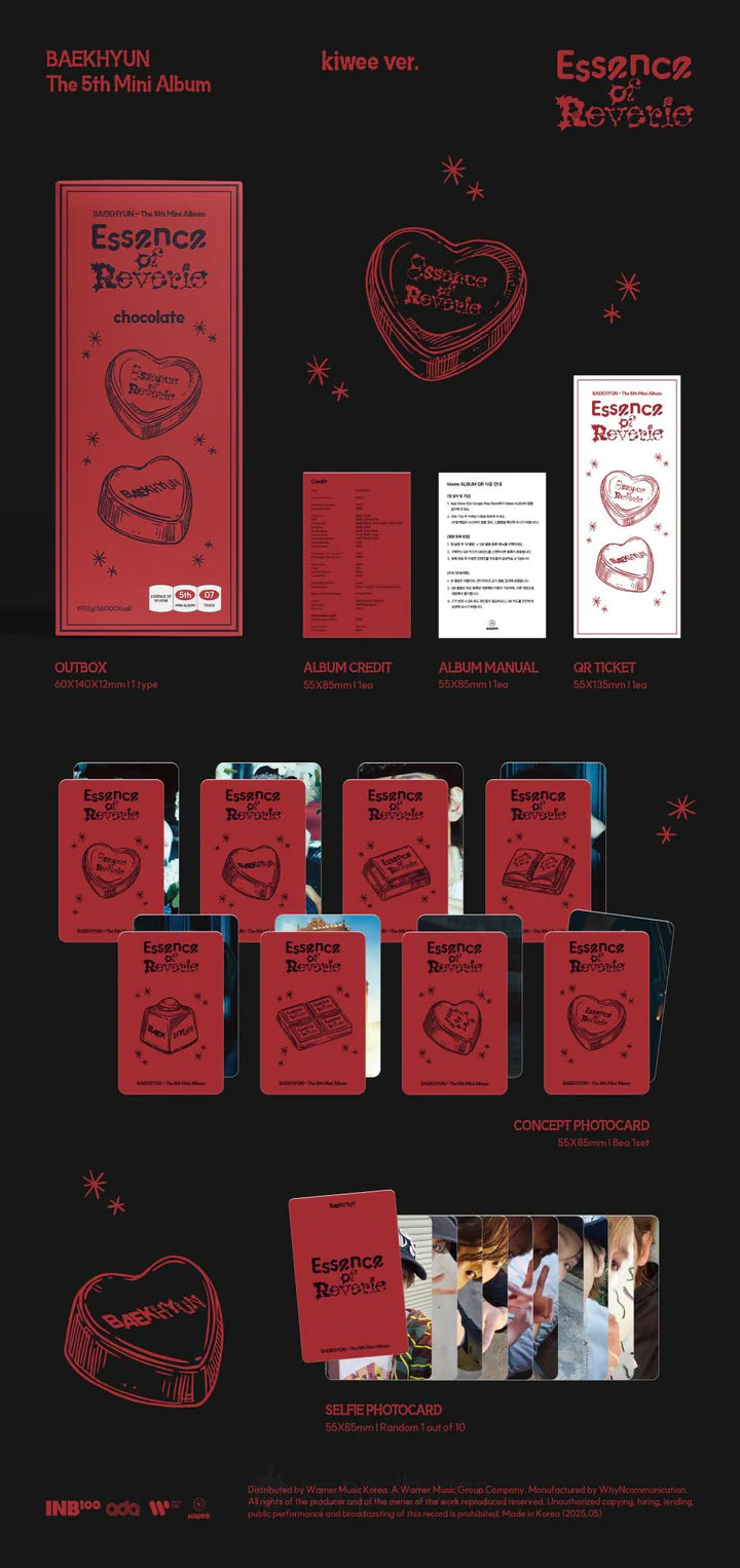 BAEKHYUN - [ESSENCE OF REVERIE] 5th Mini Album PLATFORM ALBUM KIWEE Version
