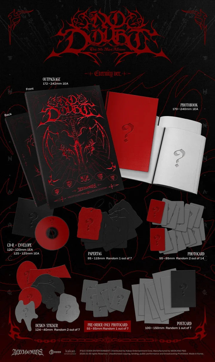 ALL(H)OURS - [NO DOUBT] 5th Mini Album