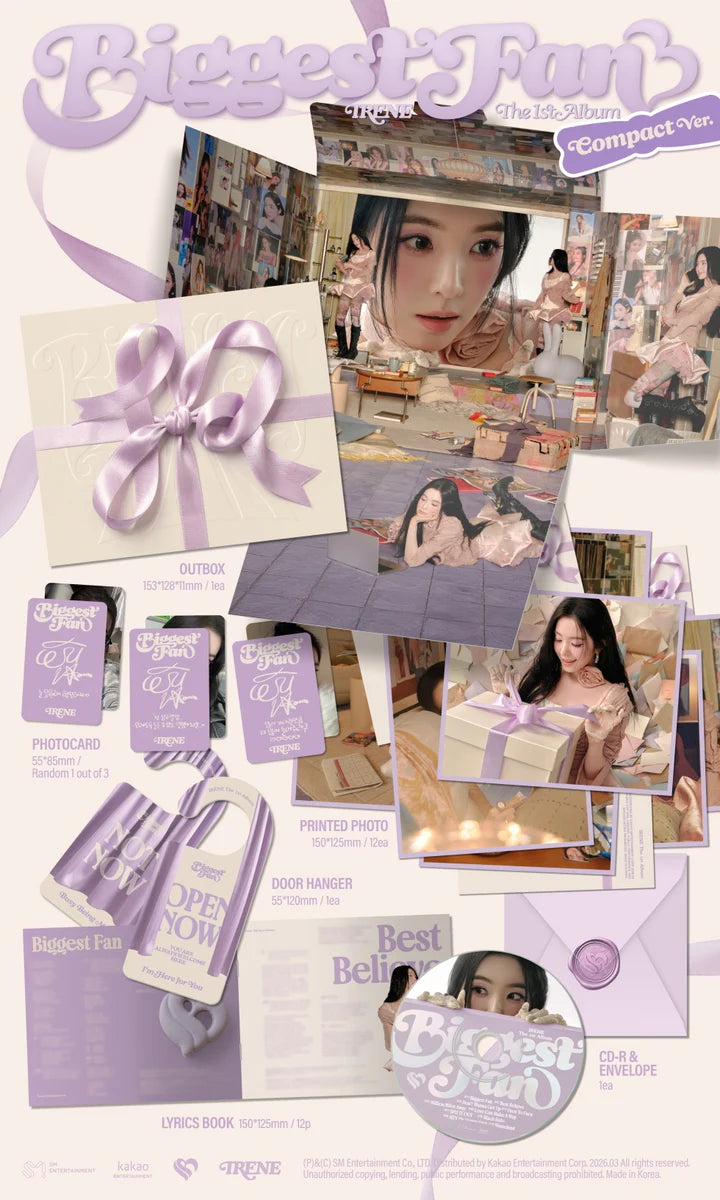 IRENE - [BIGGEST FAN] 1st Album COMPACT Version