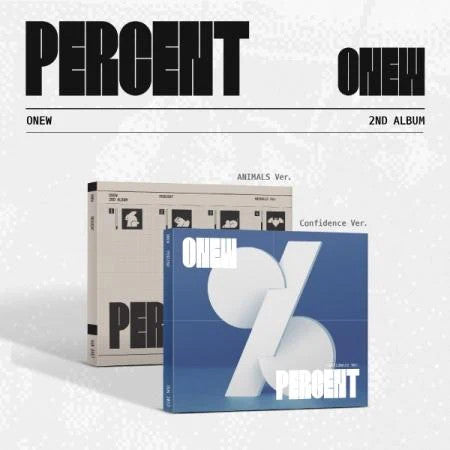 ONEW - [PERCENT] 2nd Album DIGIPACK Version