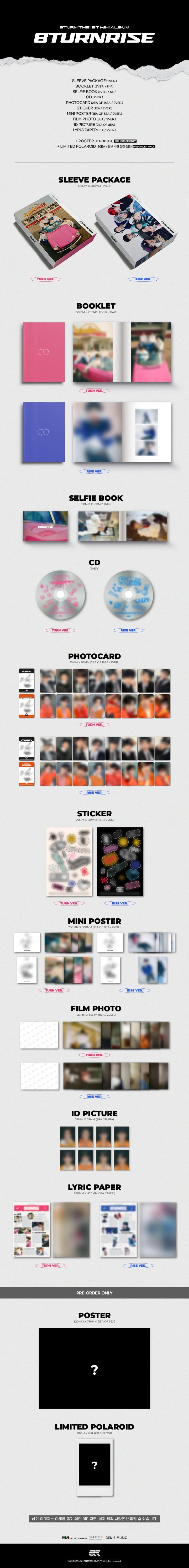 8TURN - [8TURNRISE] 1st Mini Album