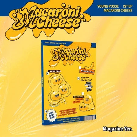 YOUNG POSSE - [MACARONI CHEESE] EP Album (MAGAZINE Ver.)