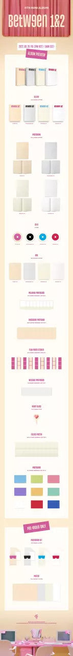 TWICE - [BETWEEN 1&2] 11th Mini Album