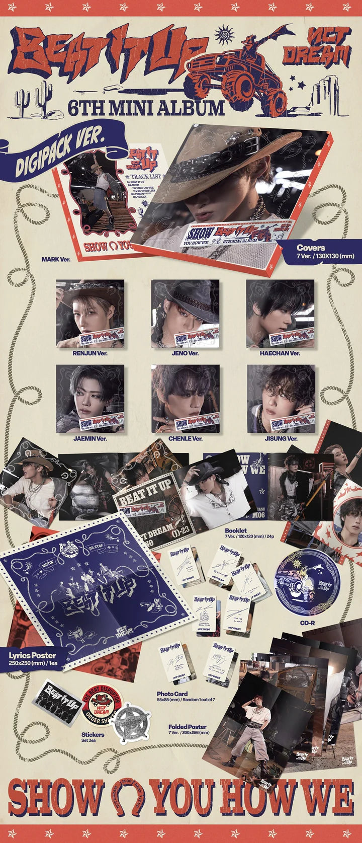 NCT DREAM - [BEAT IT UP] 6th Mini Album