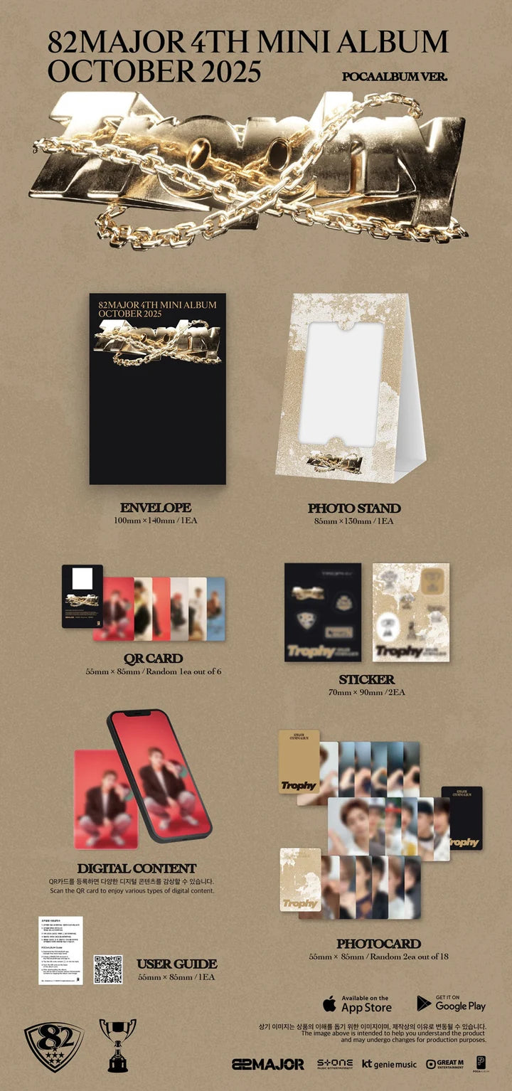 82MAJOR - [TROPHY] 4th Mini Album