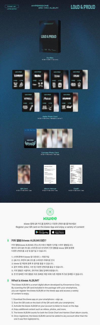 AMPERS&ONE - [LOUD & PROUD] 3rd Mini Album