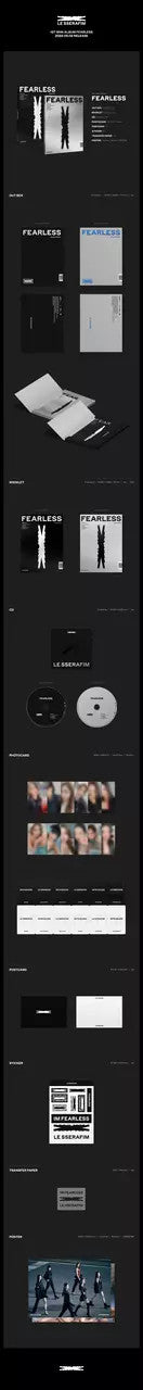 LE SSERAFIM - [FEARLESS] 1st Mini Album