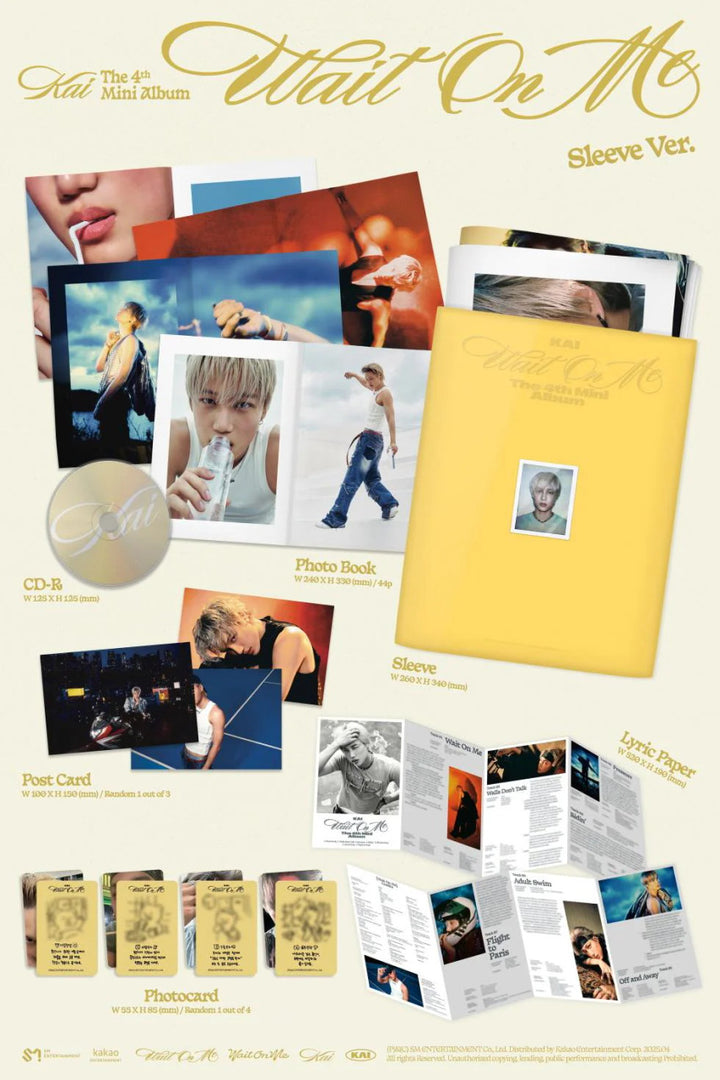 KAI - [WAIT ON ME] 4th Mini Album SLEEVE Version