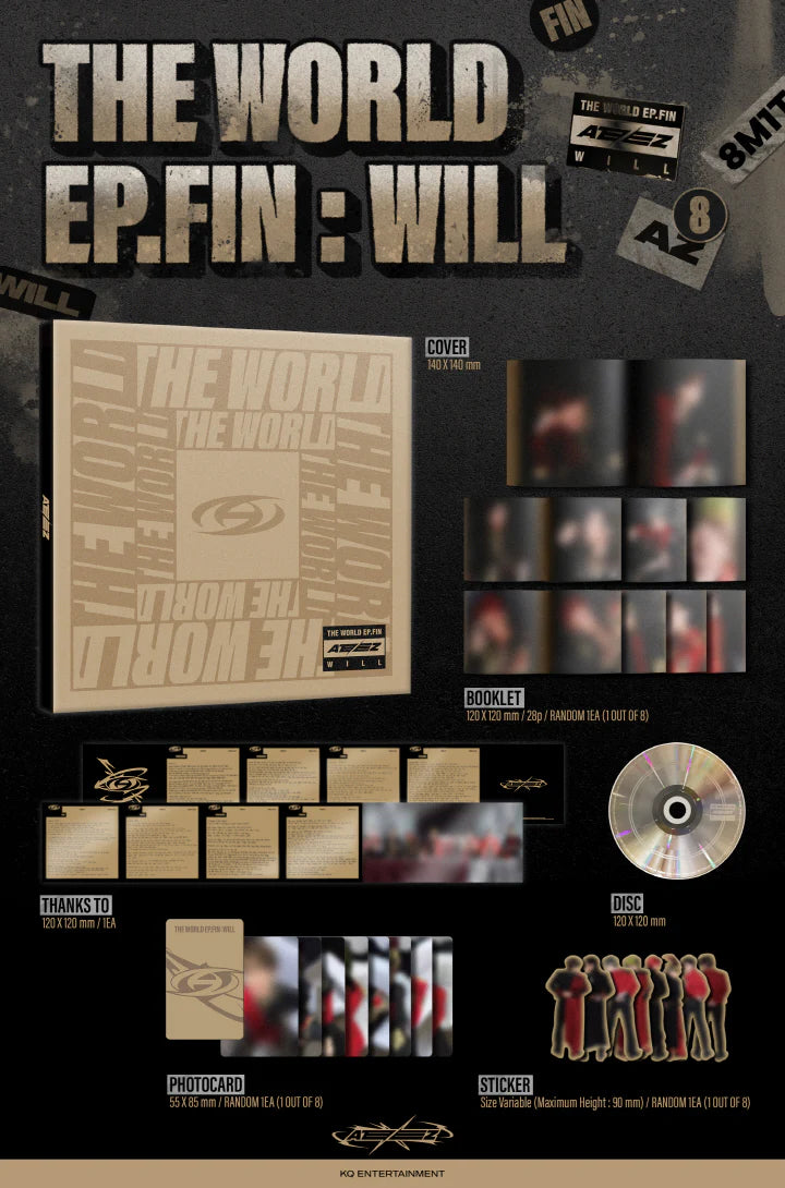 ATEEZ - [THE WORLD - EP. FIN: WILL] (DIGIPACK VER.)