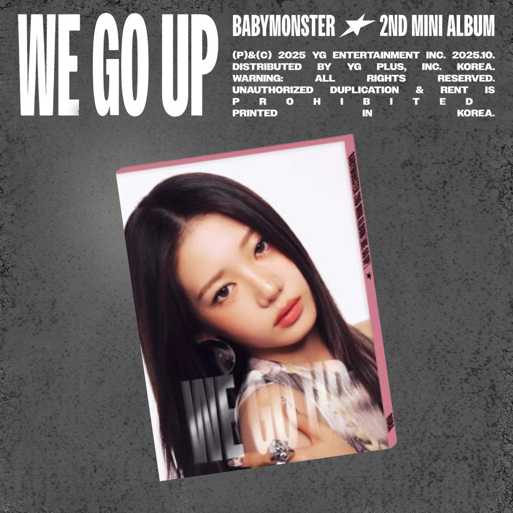 BABYMONSTER - [WE GO UP] 2ND MINI ALBUM PATTERN Version
