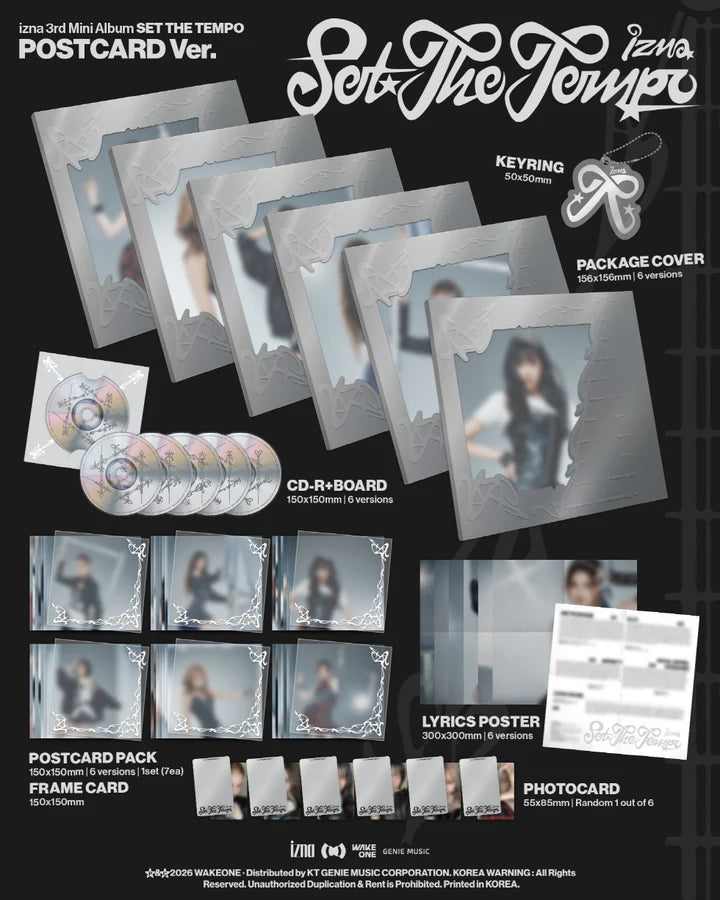 izna - [SET THE TEMPO] 3rd Mini Album POSTCARD Version