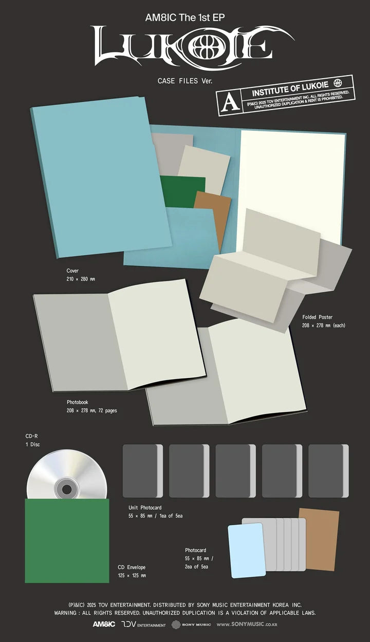 AM8IC - [LUKOIE] The 1st EP Album CASE FILES Version