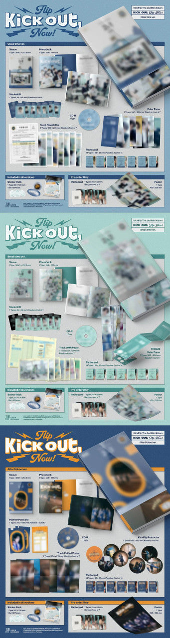 KickFlip - [KICK OUT, FLIP NOW!] 2nd Mini Album RANDOM Version