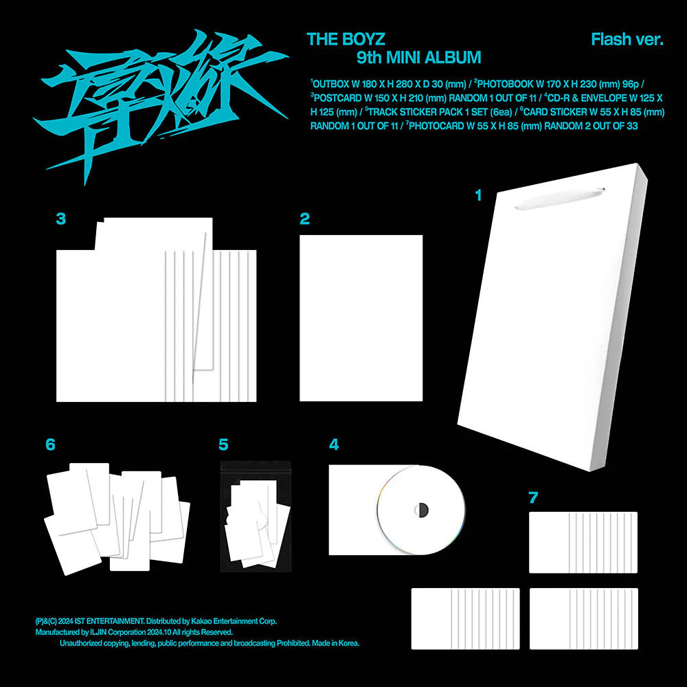 THE BOYZ - [TRIGGER / 導火線 (도화선)] 9th Mini Album RANDOM Version