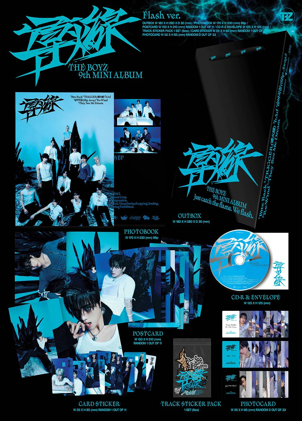 THE BOYZ - [TRIGGER / 導火線 (도화선)] 9th Mini Album