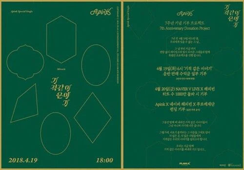 Apink - [Miracle] Special Single Album LIMITED Edition