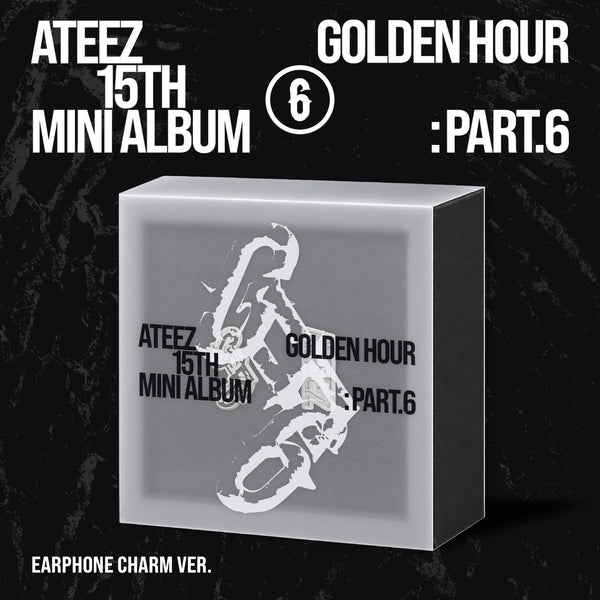(PRE-ORDER) ATEEZ - [GOLDEN HOUR : PART.6] 15th Mini Album EARPHONE CHARM Version