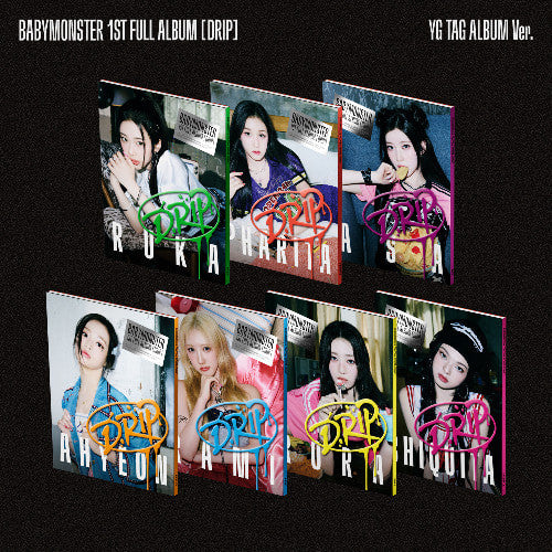 BABYMONSTER - [DRIP] 1st FULL Album YG TAG ALBUM