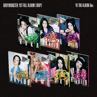 BABYMONSTER - [DRIP] 1st FULL Album YG TAG ALBUM