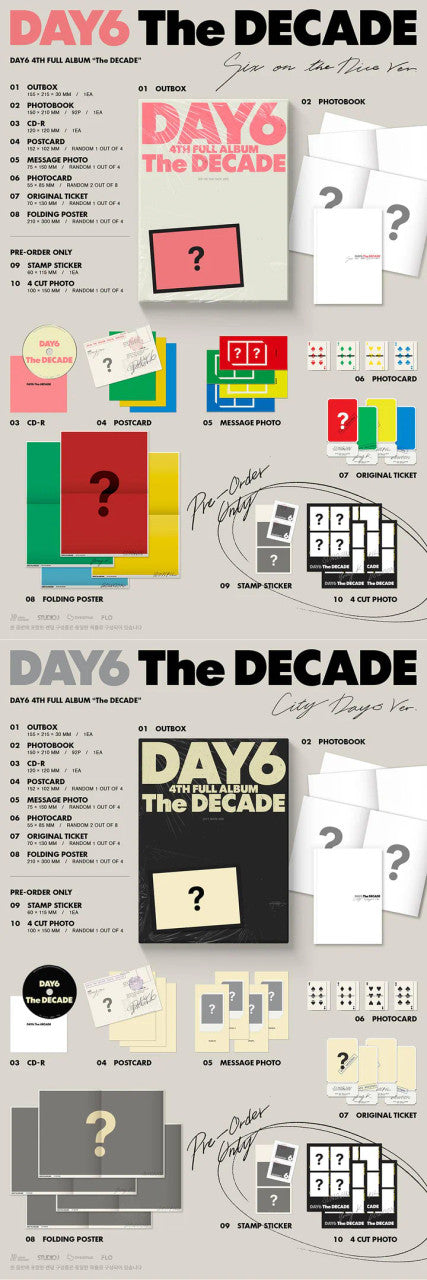 DAY6 - [THE DECADE] 4th Full Album