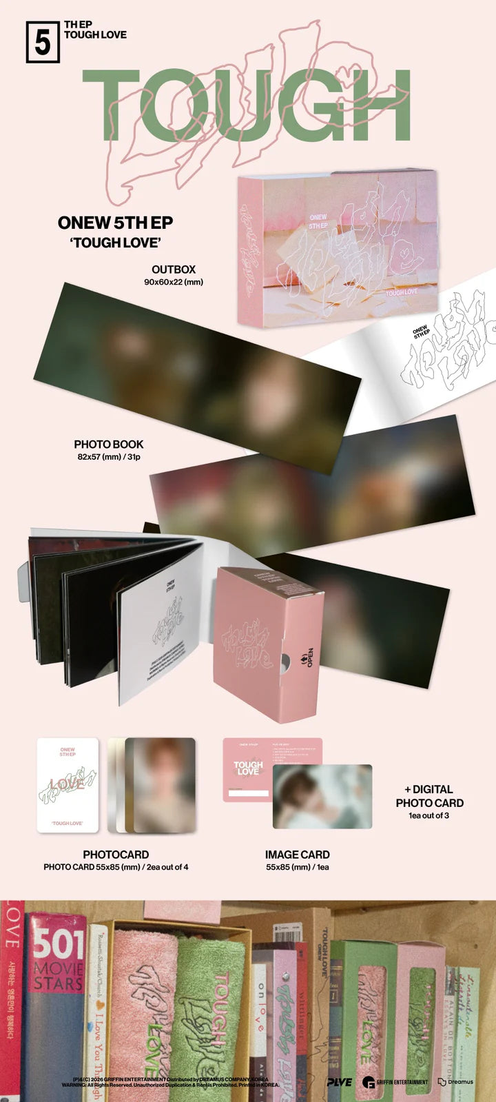 ONEW - [TOUGH LOVE] 5th Mini Album