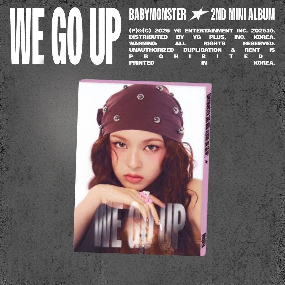 BABYMONSTER - [WE GO UP] 2ND MINI ALBUM PATTERN Version
