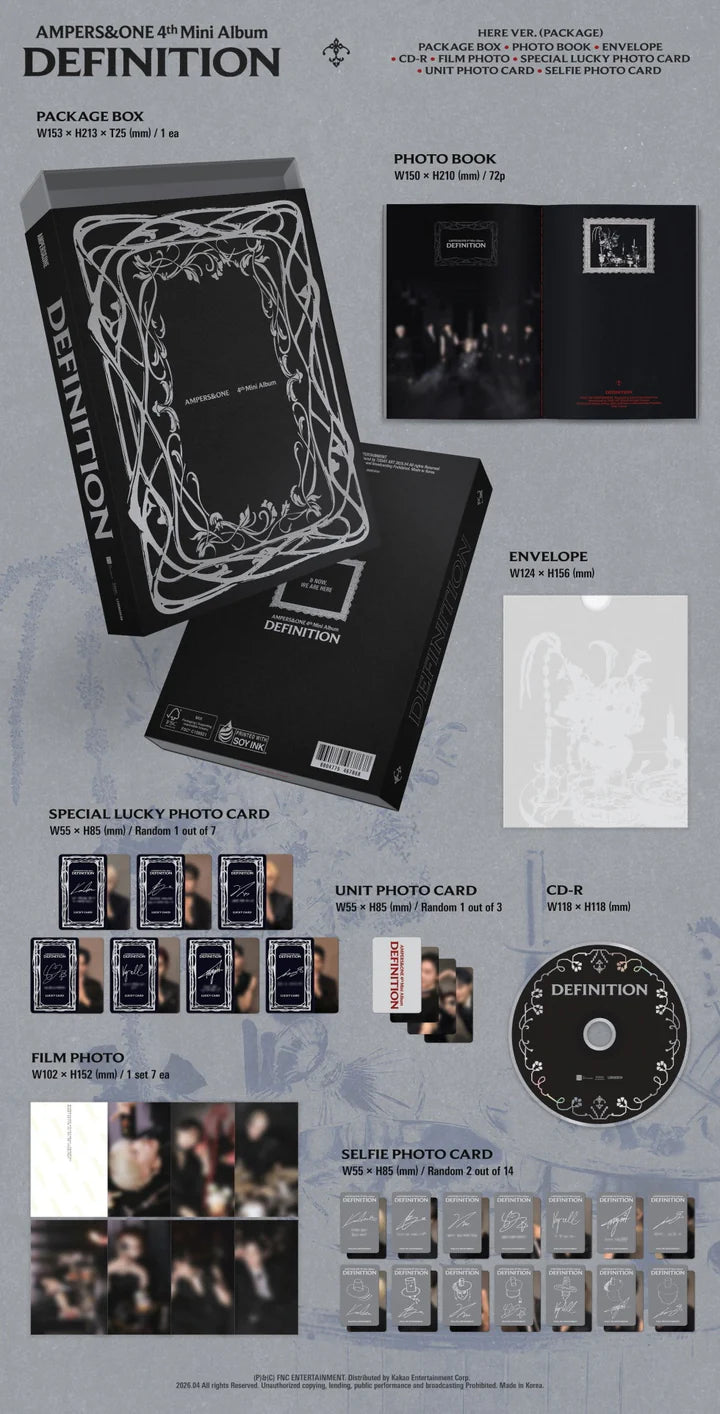 AMPERS&ONE - [DEFINITION] 4th Mini Album HERE Version