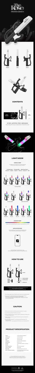 THE ROSE - [OFFICIAL LIGHT STICK] VER.2