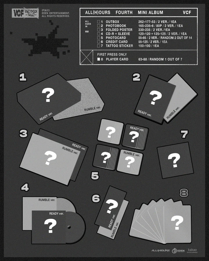 ALL(H)OURS - [VCF] 4th Mini Album