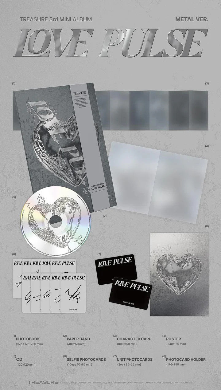 TREASURE - [LOVE PULSE] 3rd Mini Album