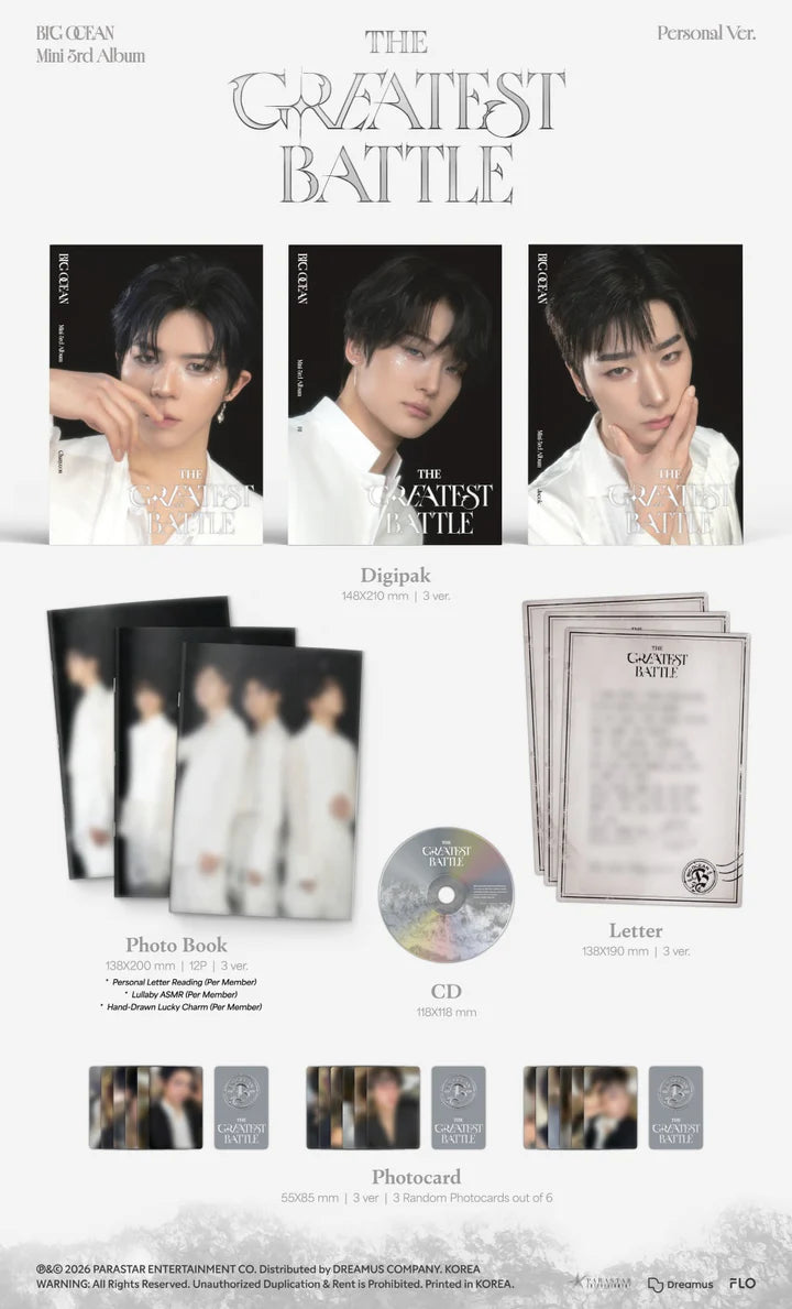 BIG OCEAN - [THE GREATEST BATTLE] 3rd Mini Album