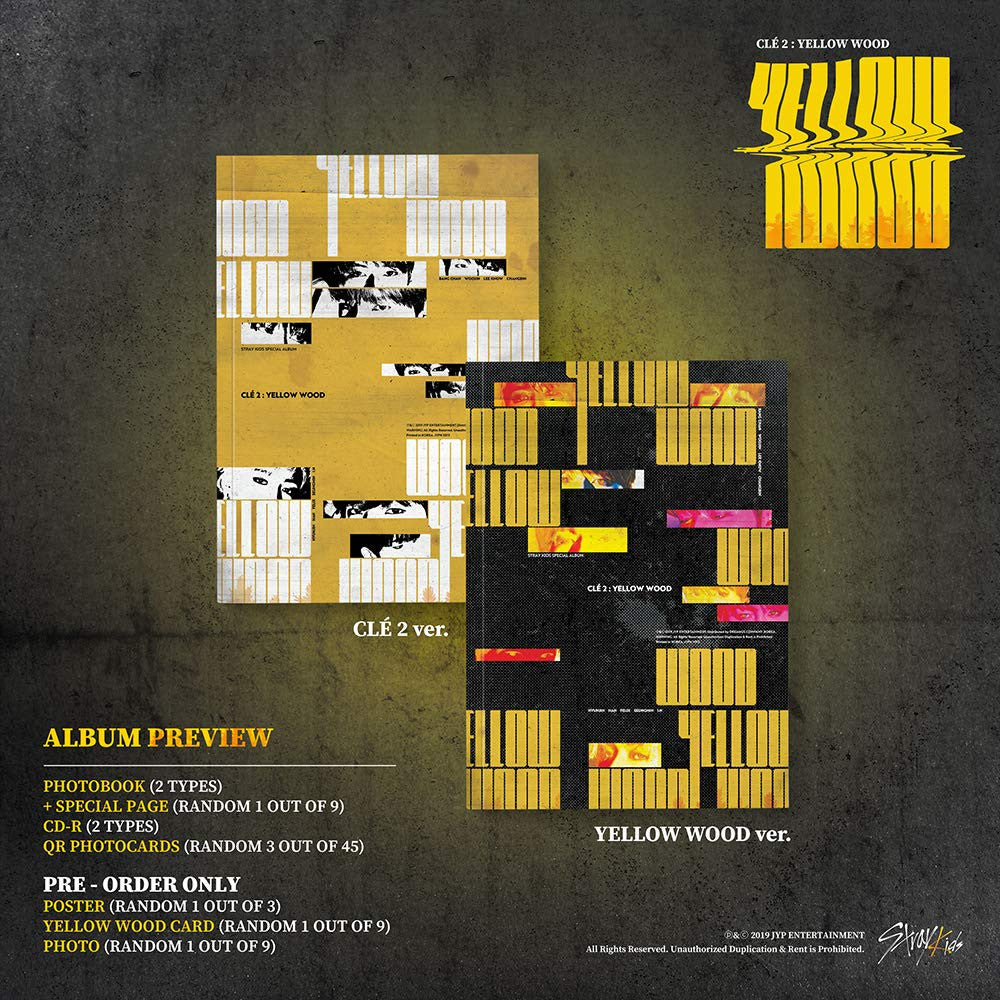 【新品未開封】希少 straykids yellow wood 台湾限定盤 Stray Kids - [Cle 2:Yellow Wood] Special Album Normal Edition