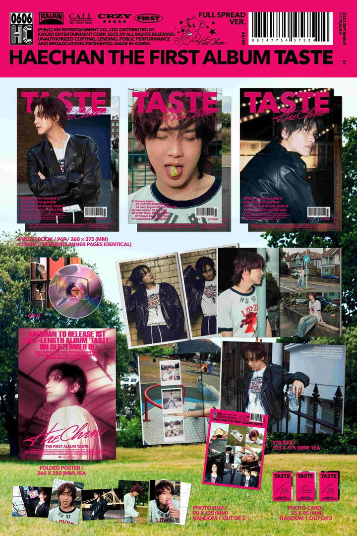 HAECHAN (NCT) - [TASTE] 1st Album FULL SPREAD Version