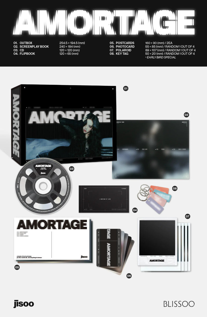 JISOO - [AMORTAGE] Mini Album EXCLUSIVE Edition
