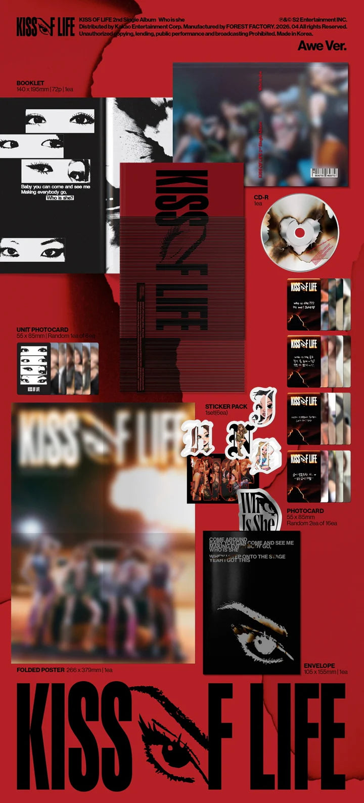 KISS OF LIFE - [WHO IS SHE] 2nd Single Album