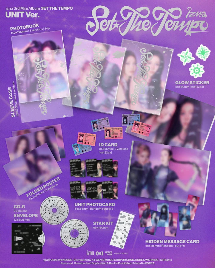 izna - [SET THE TEMPO] 3rd Mini Album UNIT VERSION