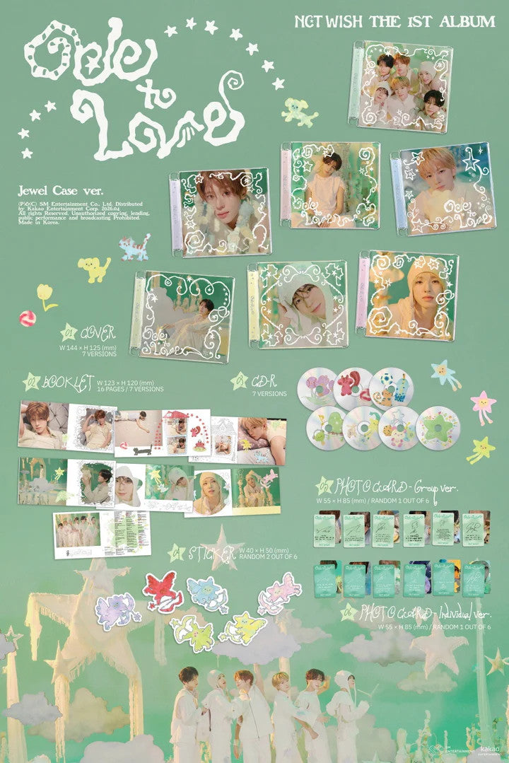 NCT WISH - [ODE TO LOVE] 1st Album