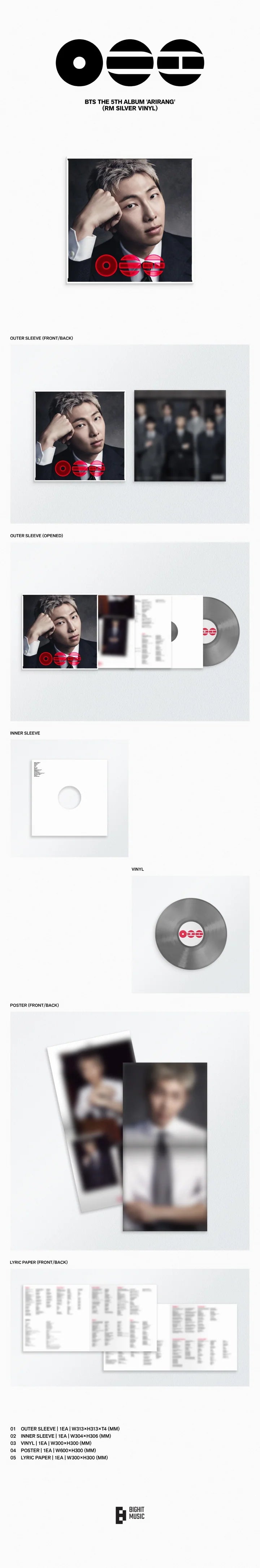 BTS - [ARIRANG] 5th Album STANDARD VINYL Version